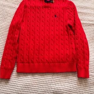 Ralph Lauren Vibrant Red Crewneck Sweater
